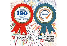 Raccortubi SpA obtains ISO 45001 2018 certification
