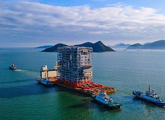 COOEC delivers the first module of Hong Kong's First IWMF