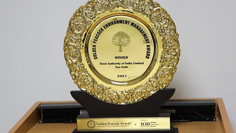 SAIL wins Golden Peacock Environment Management Award