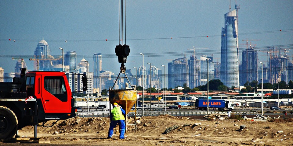 Dubai under construction