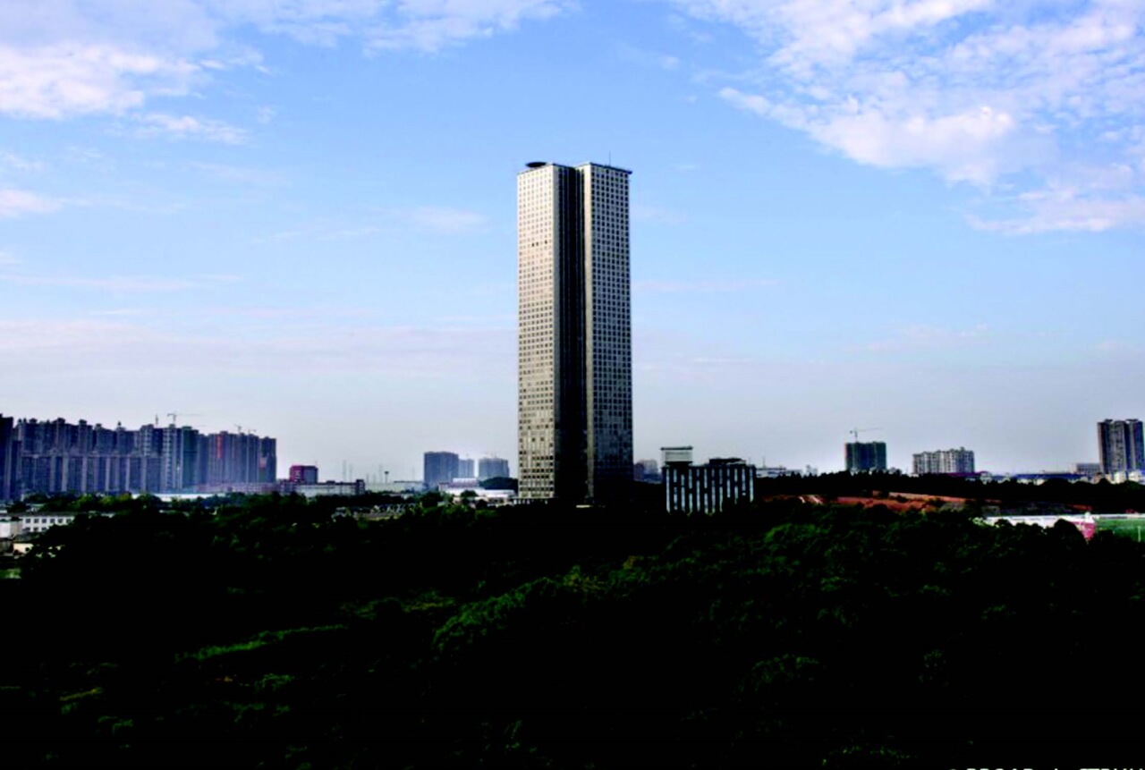 The 57-storey tower ‘J57 Mini Sky City’ was erected in just 19 days.