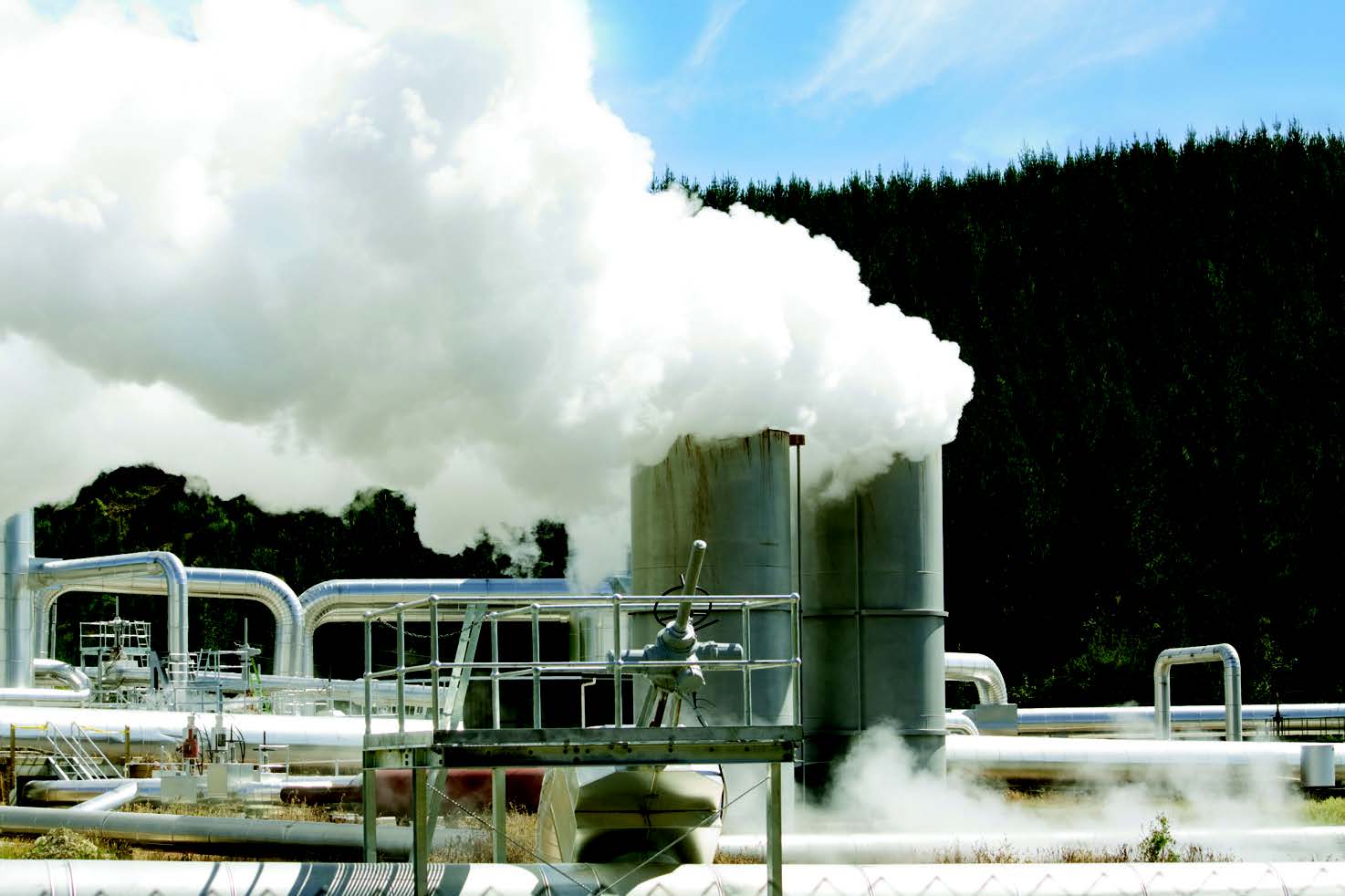 Wairakei geothermal power station near Taupo