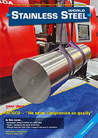 Stainless Steel World Cover Story August 2024 Stainless Steel World Cover Story August 2024
