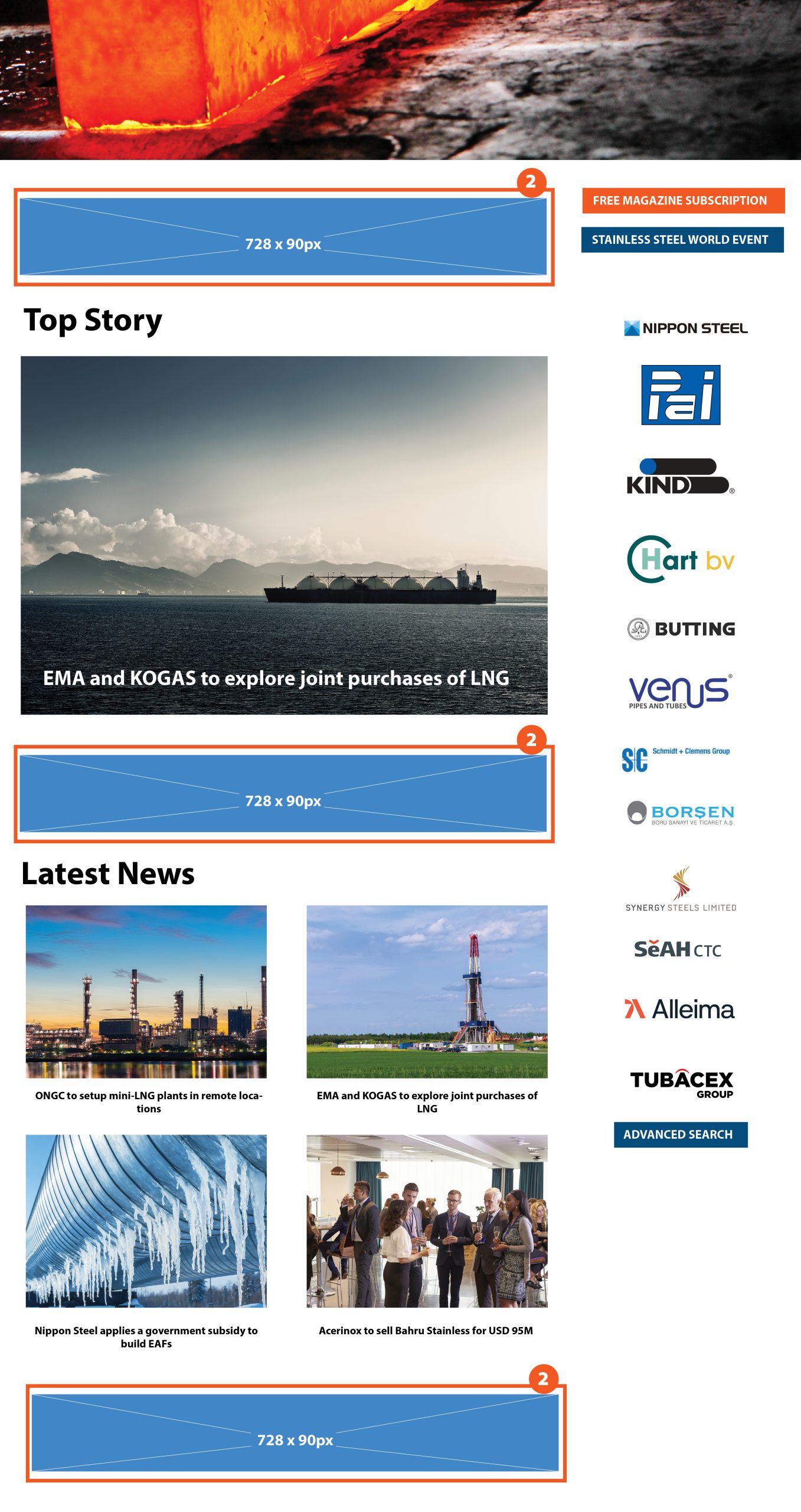 Content Leaderboard Banner Stainless Steel World Content Leaderboard Banner