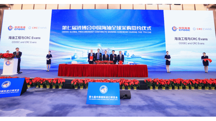 CRC Evans signs a major contract with COOEC CRC Evans signs a major contract with COOEC