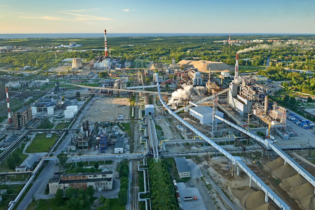 VKG Energia shale oil site in Estonia. VKG Energia shale oil site in Estonia.