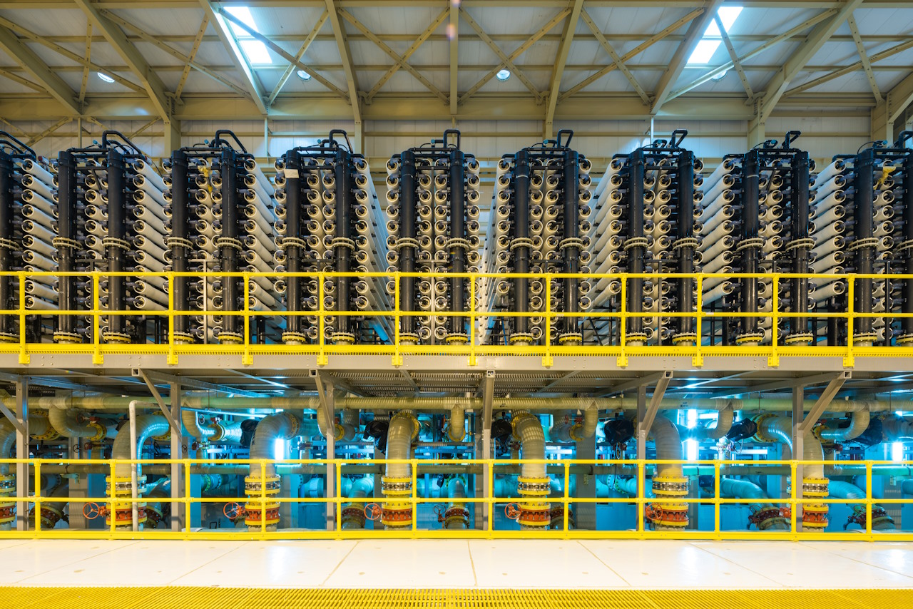 Siemens delivered the electrical, automation and instrumentation packages for a solar-powered RO desalination plant in Al Khafji, Saudi Arabia.