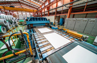 Our cut-to-length lines allow the production of plates in a broad range.