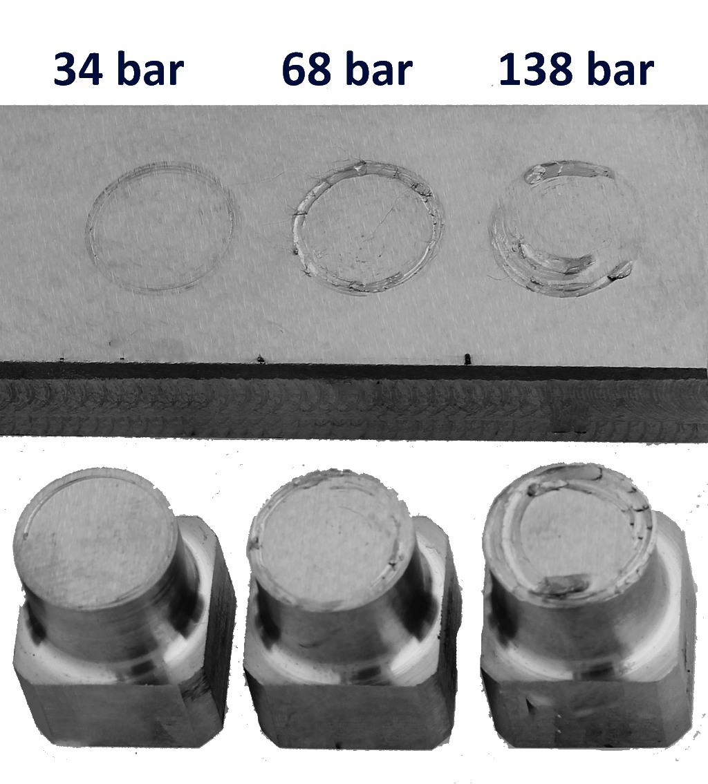 Figure 5. Untreated AISI 316L test specimens after ASTM G98