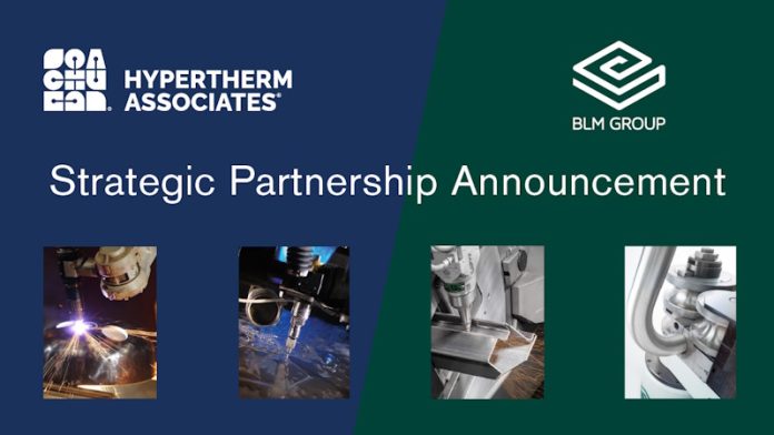 Hypertherm Associates signs an agreement with BLM GROUP