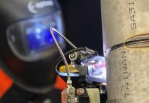 Practical industry applications of inert gas flow analysis With a combination of streak methods and sensor measurements, Wolfram Industrie offers development services and consulting to optimise the TIG welding process for industrial applications. Photo: Gesellschaft für Wolfram Industrie mbH