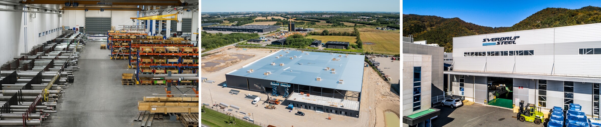 sverdrup service centers Centres of excellence: the Sverdrup Steel Service Centres in (L to R) Norway, Denmark and Korea
