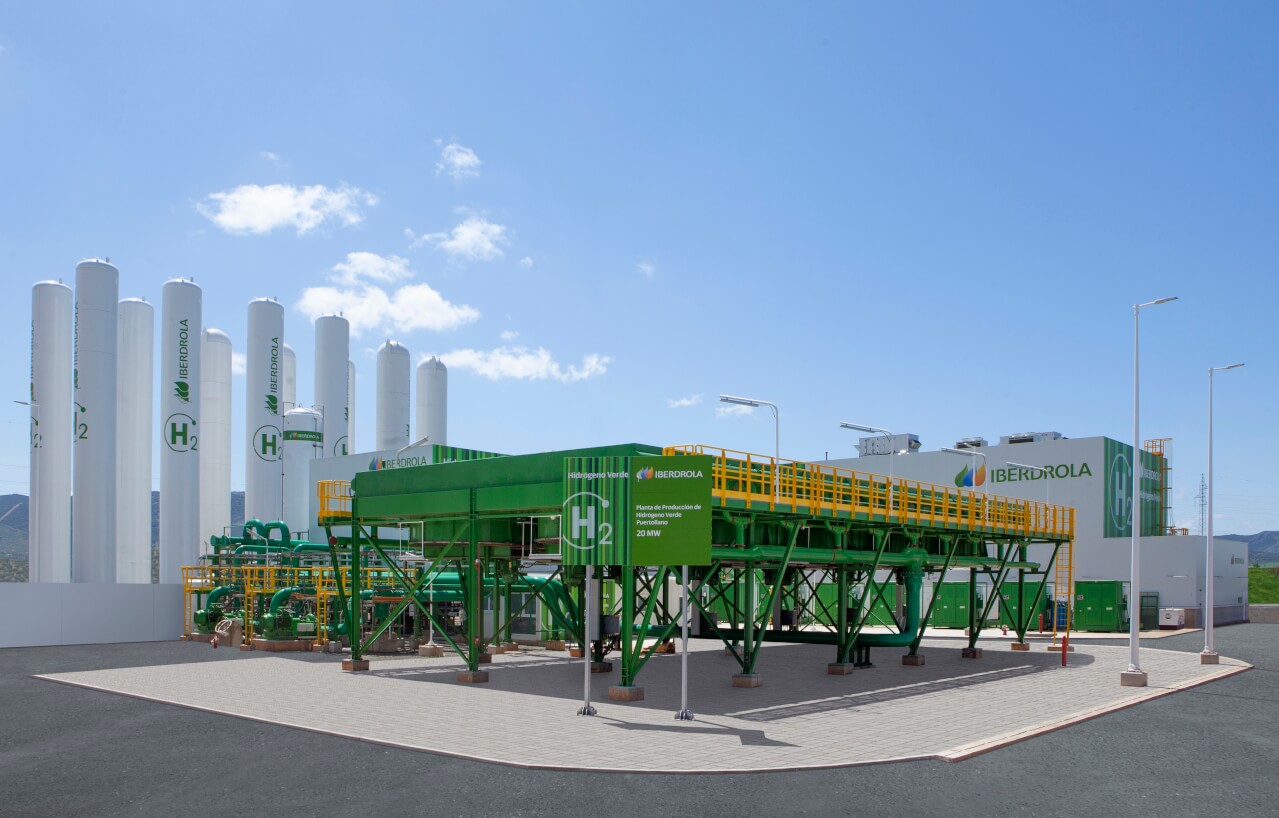 Green hydrogen plant in Puertollano, Spain. Photo: Iberdrola. Green hydrogen plant in Puertollano, Spain. Photo: Iberdrola.