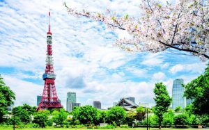 Red and white tower with a tree in the foreground. Image: DreamsTime