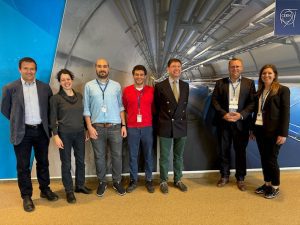 Team members from CERN and Rolf Kind GmbH meet at CERN – collaboration in action. Photo courtesy of Rolf Kind.