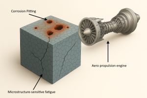 Corroded Cube and Jet Engine