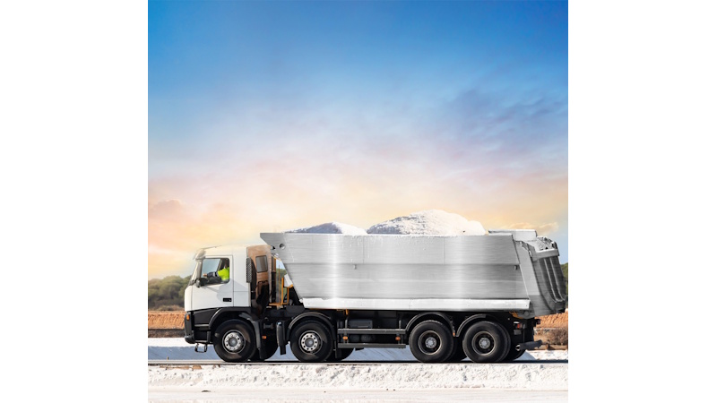 Jindal Stainless unveils Salt Tipper Trailers Jindal Stainless unveils Salt Tipper Trailers