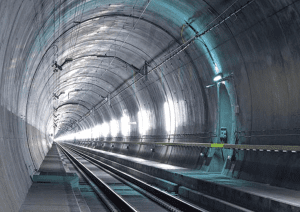 Open, wire form cable trays in a brewery allow for air circulation and reduce opportunities for bacteria to grow.