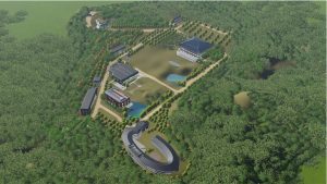 A panoramic view of the project. Image ©Nippon Steel Corp.