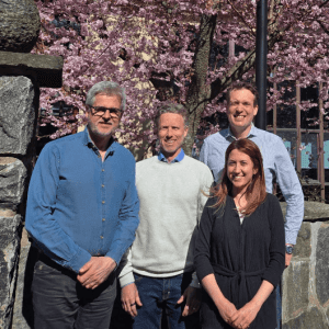 L to R: Torbjörn Lindquist, Erik Sävensand, Jonas Wallmander, Anna Carlson
