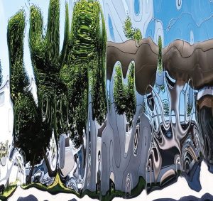 The new Keiryu pattern in the Minamo panel series. Photo ©Kikukawa