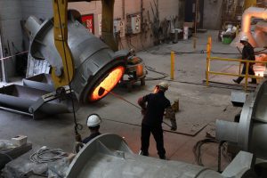 Pro-Roll has the capacity to melt quantities of 5.5 and 10-tonnes.